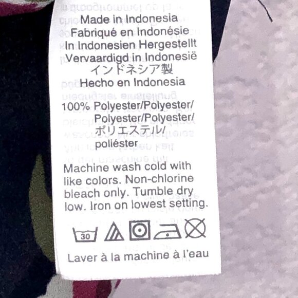 J Crew Women Navy Floral Cutout Tank Top Size 2 - Picture 5 of 8